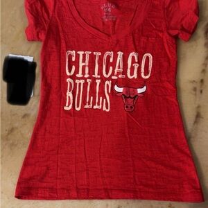 Red Chicago Bulls Women's Top